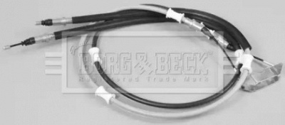 BORG & BECK bkb1640 -  Трос, стояночная тормозная система